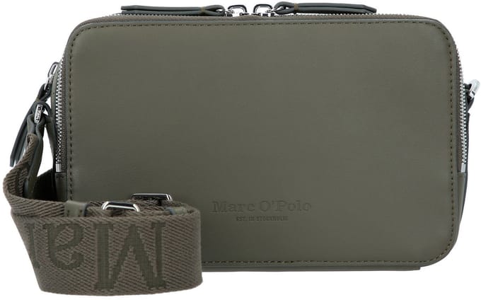 Marc O'Polo schoudertas Vala Crossbody Bag Dark Mossy Olive olijfgroen