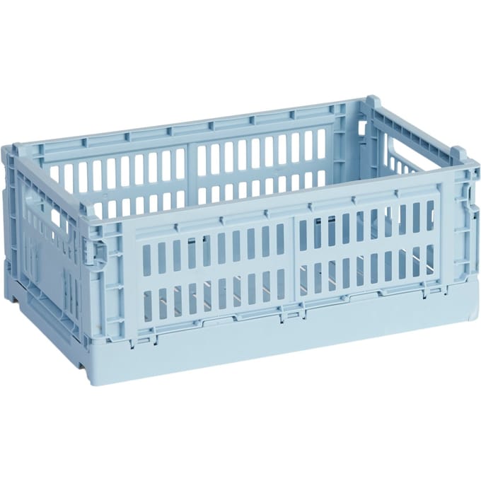 HAY Colour Crate mand S gerecycled - HAYCrateSoftBlue