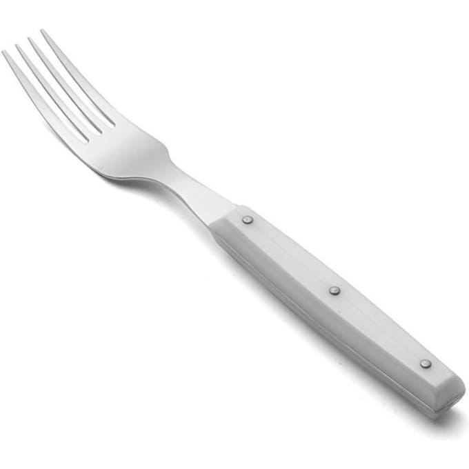 Fourchette de Table - ARCOS - Piano Classic - Acier Inoxydable - Polyamides Blancs - 195 mm