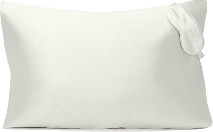 Dreamers Den 100% Moerbei Zijden Kussensloop Crème 60x70 cm