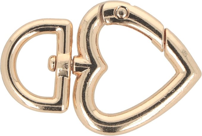 2 gouden metalen karabijnhaken - Artemio