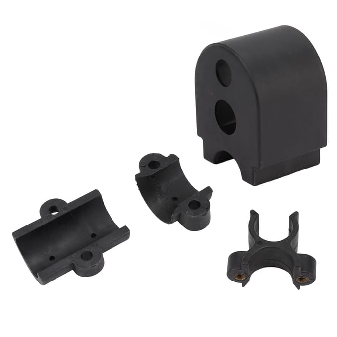 Stokhouder voor Looprek Rollator Rolstoel Stabiele Wandelstok Kruk Vaste Bevestiging voor Ouderen black