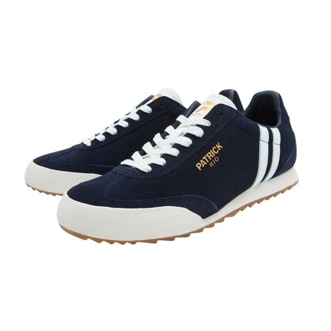 Patrick Mens Rio Suède Sneakers (Marineblauw)