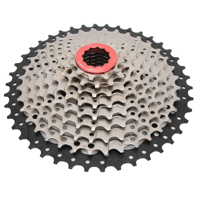ZTTO 9-Speed Cassette 11‑42T Mountainbike Vrijloop Cassette Tandwiel voor Racefiets gray