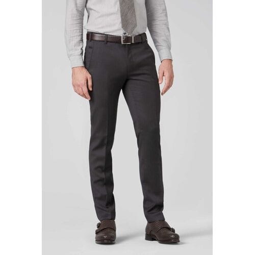 Broek Bonn Meyer Exclusive Super 110 Natural Stretch Antraciet / male