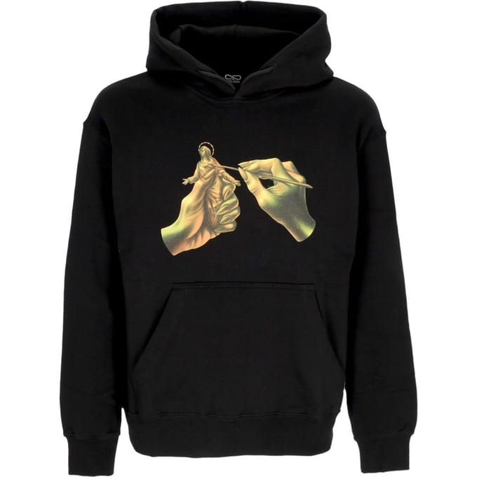 Dominet Hoodie Zwarte herenhoodie