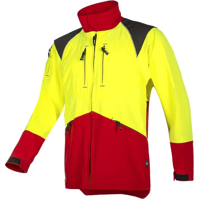 SIP Protection Forest Pro Werkjas - Rood/Fluo Geel - S
