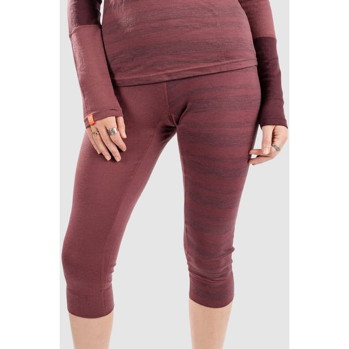 Ortovox 185 Rock 'N' Wool Short Thermo Broek rood