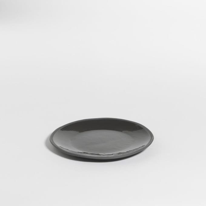 The Table Amsterdam Atelier Ontbijtbord - Black Olive - Ø20 cm - Zwart