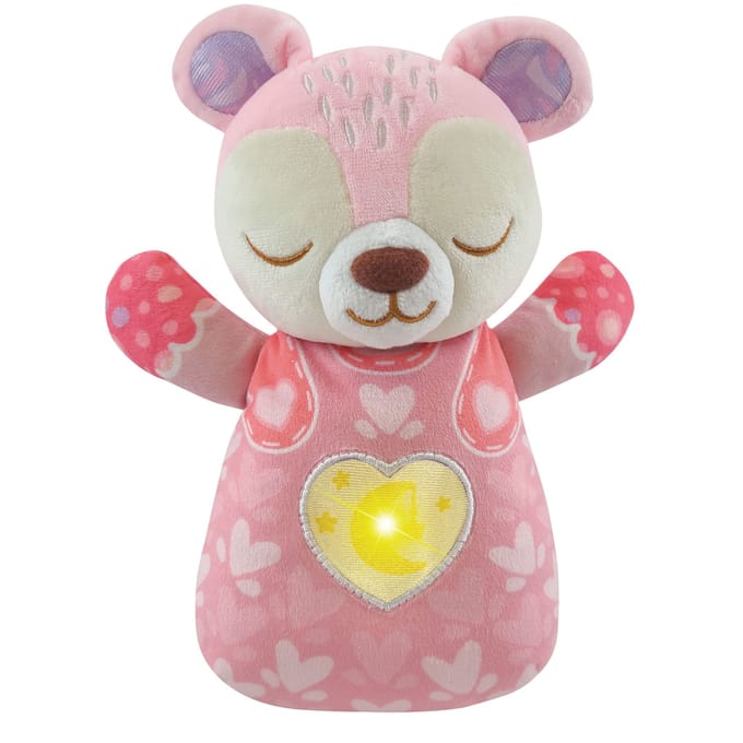 VTech Baby Dromenland Beertje - Interactieve Knuffel - Educatief Speelgoed - Van 1 tot 3 Jaar - Roze