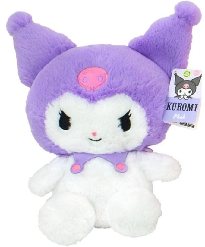 Hello Kitty – 23cm Fluffy Purple Kuromi Plush