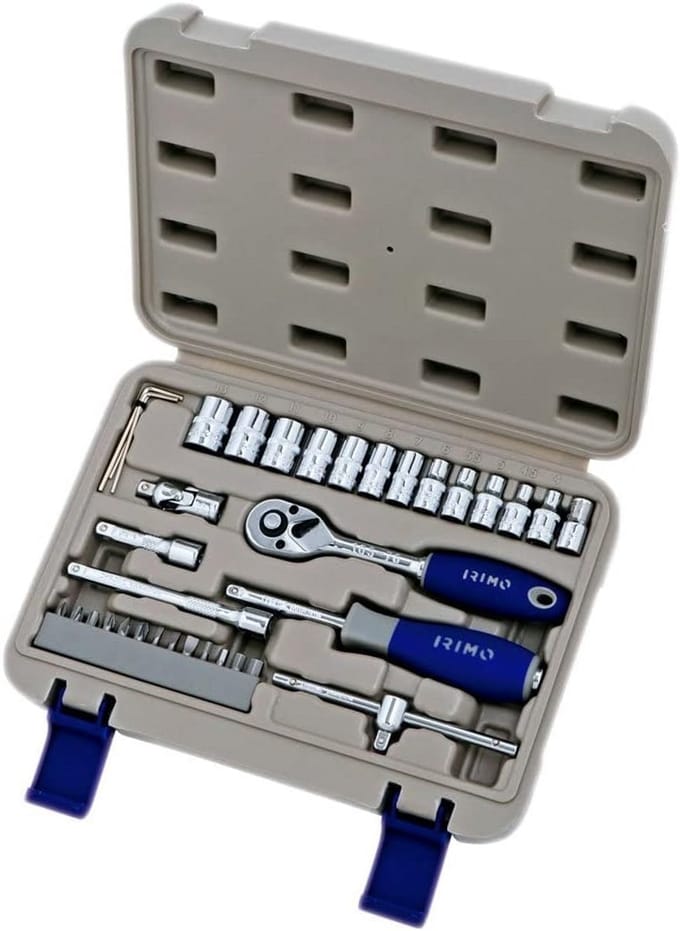 Doppenset 1/4 inch 35-delig Ringsleutel Set 4 tot 13mm