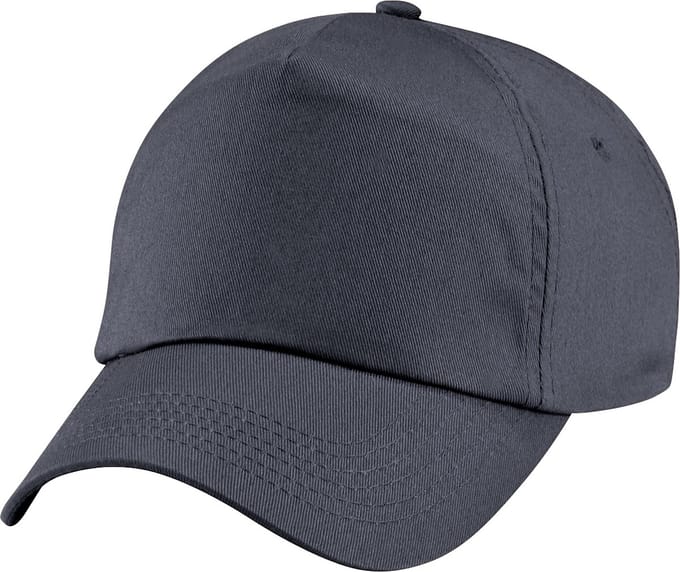 Beechfield Unisex Junior Junior 5 Panel Baseball Cap (Grafietgrijs)