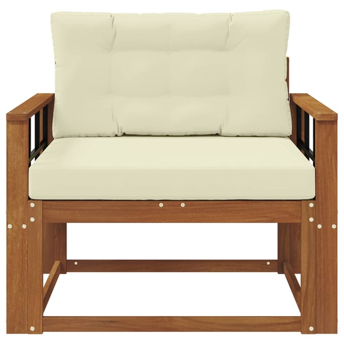 vidaXL - Buiten - Midden - Sofa - Naturel
