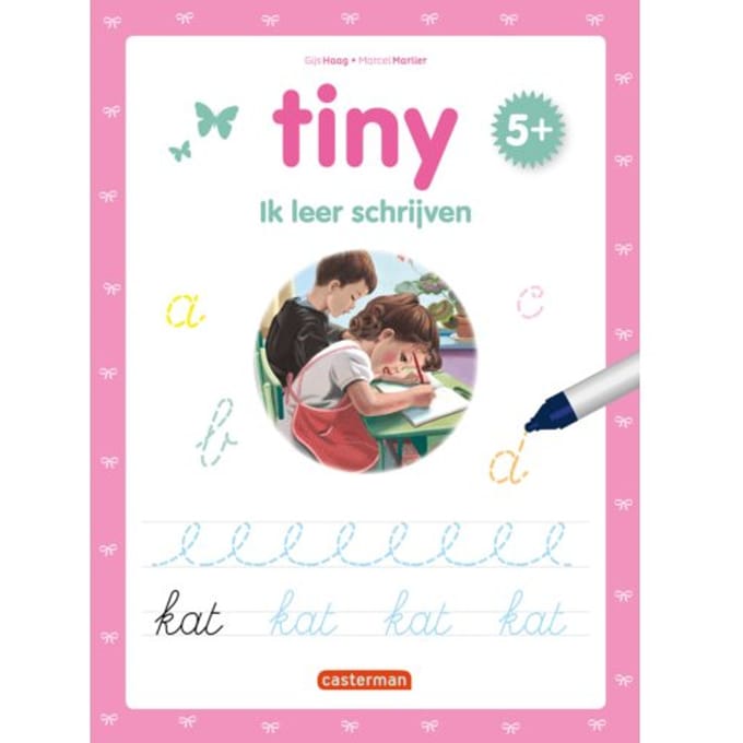 Tiny - Ik Leer Schrijven / 5+ - Tiny - Oefenboek Met Stiftje - Gijs Haag
