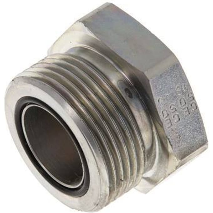 UN 1-7/16''-12 Verzinkt Stalen Plug ORFS 400 Bar