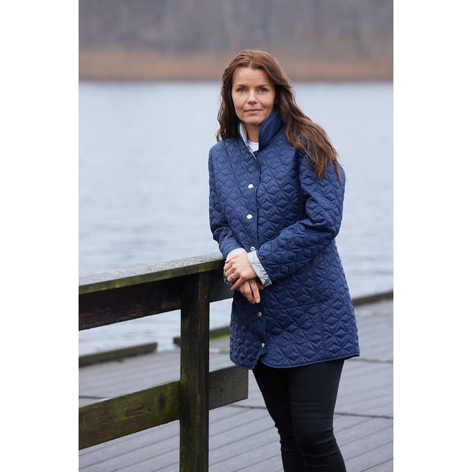 Gyda Marineblauw Jas
