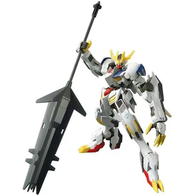 Barbatos Koningsvorm HG 1/144 B033 Monteer Het Model Actie Robot Pop Kinder Speelgoed Bureau Decoratie Vakantie Cadeaus Verzamelaar gray