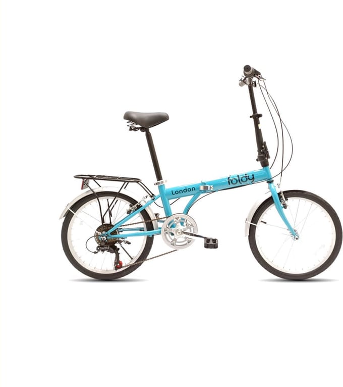 b'wheelerz Vouwfiets 20 Inch - 6 Speed Shimano - Zwart'