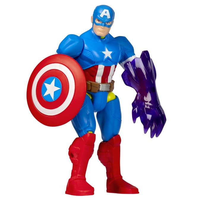 Hasbro Marvel actiefiguur MixMashers Captain America 12 cm speelgoed.