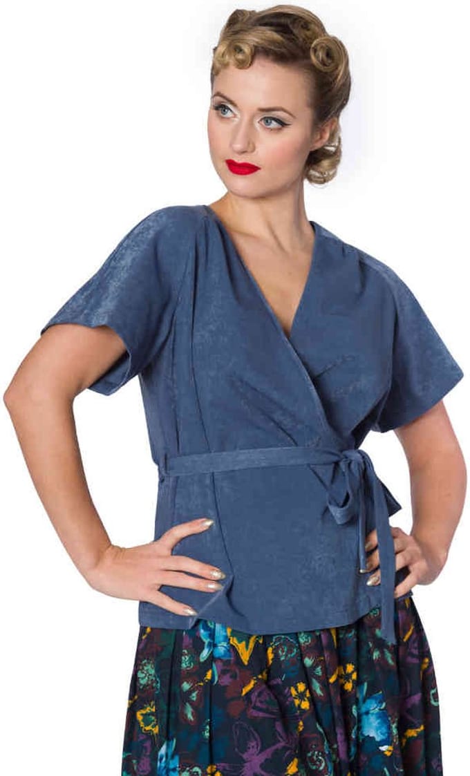 Dancing Days - TARA Top - L - Blauw