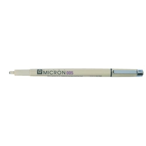 Fineliner sakura pigma micron 005 0.2mm zwart