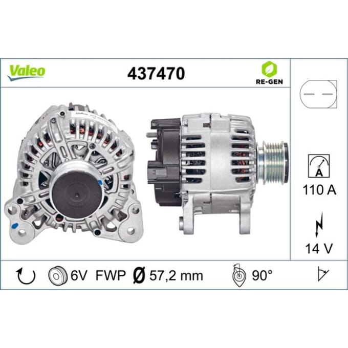 Dynamo / Alternator VALEO RE-GEN VALEO 437470