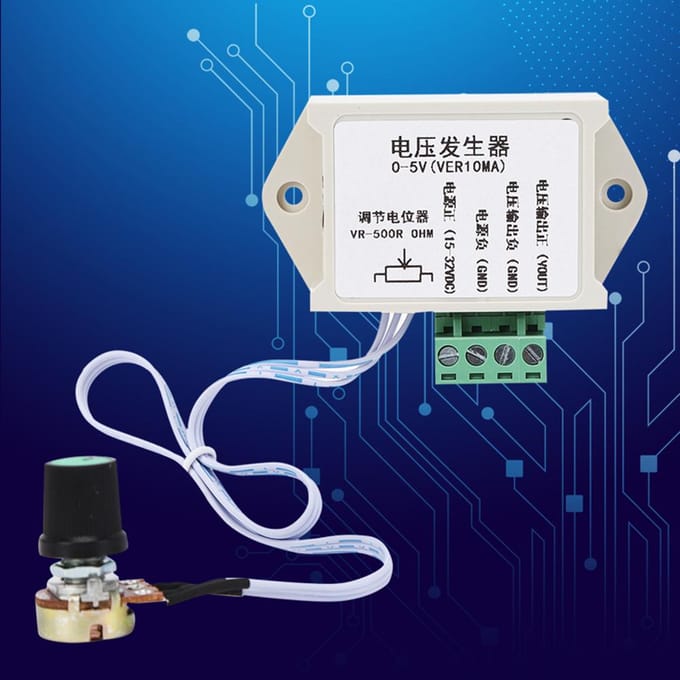 Spanningsregulerende Generator Potentiometer Instelbaar 05VDC voor PLC Industriële Besturing