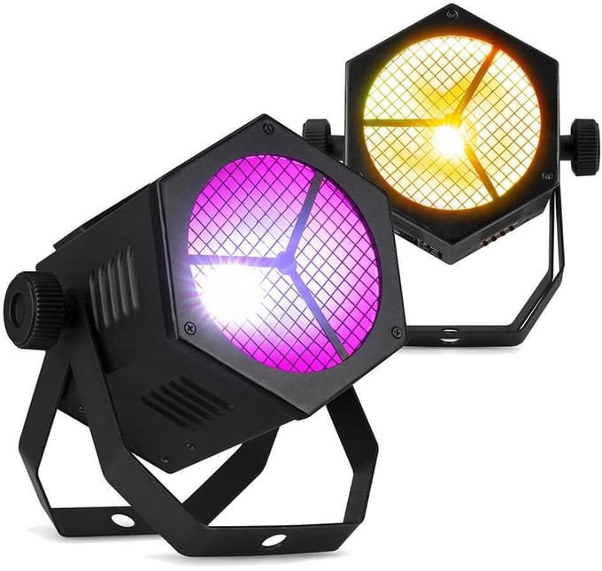 BeamZ set van 2 RB40 retro parren met 40W RGBW COB LED