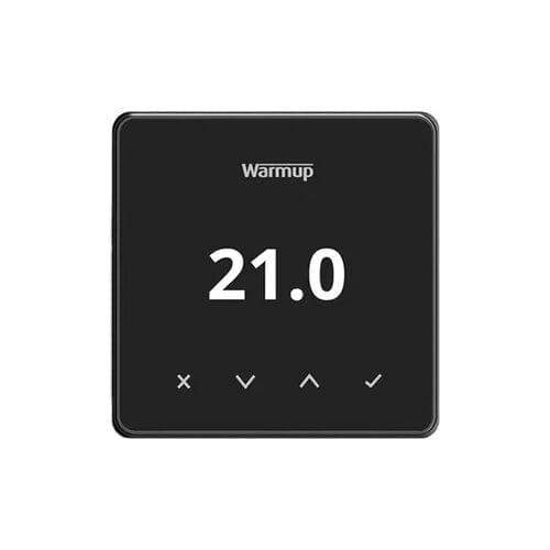 WARMUP Element WiFi thermostaat | Elektrische vloerverwarming | Kleur: Zwart