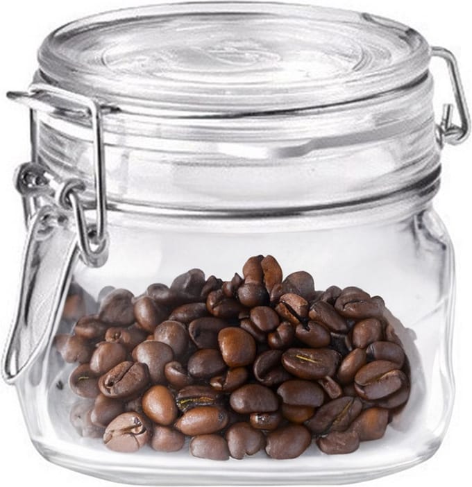 Bormioli Rocco Voorraad/weckpot - glas - transparant - 10,5 x 10 cm - 500 ml