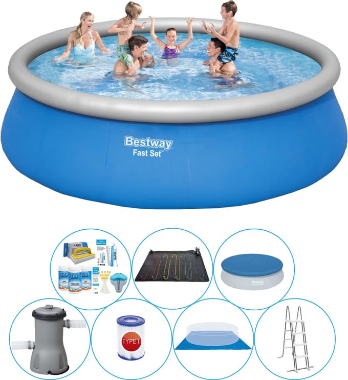 Fast Set Rond 457x122 cm - Zwembad Combi Deal