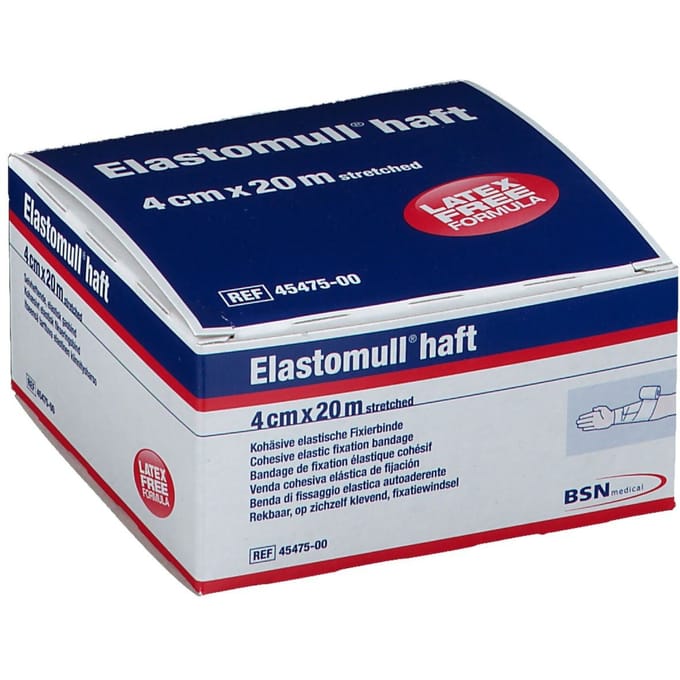 Elastomull Haft 45475-00 4cm x 20m 1 Gaasverband