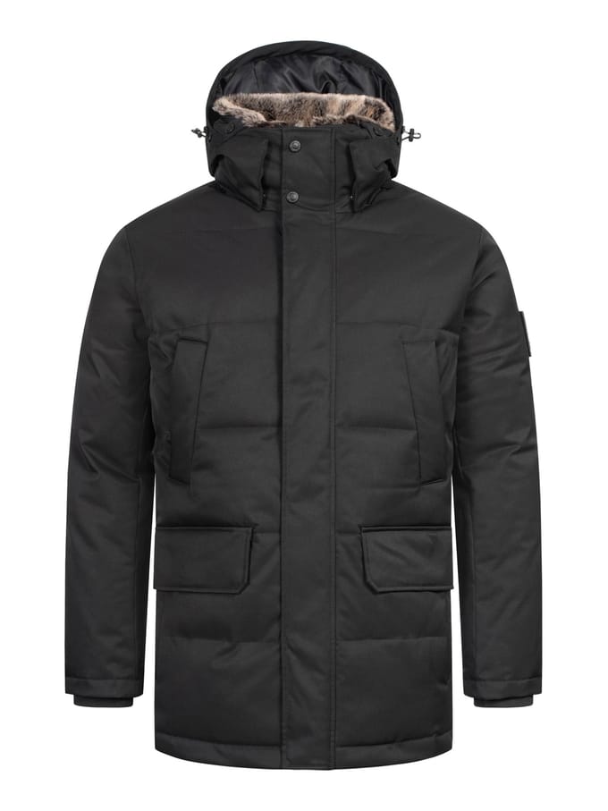 Alessandro Salvarini Heren Winterjas AS-456 – Stijlvol, Waterafstotend Met Afneembare Capuchon