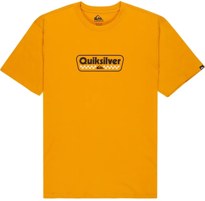 Quiksilver Ev Starting Grid T-shirt Met Korte Mouwen Geel L Man