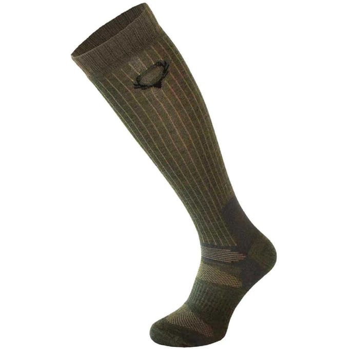 Comodo - Lange sokken van merinowol voor heren en dames - Khaki Green