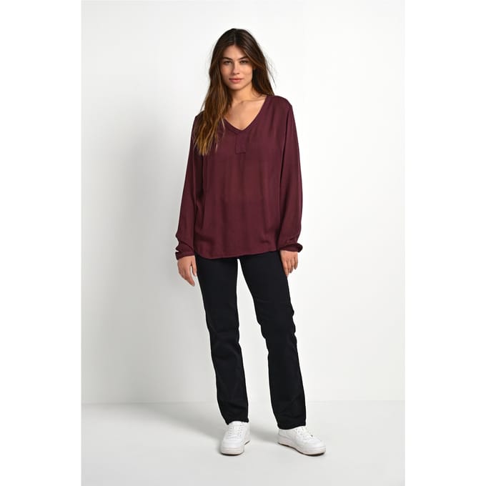 Damesblouse met lange mouwen KAFFE Amber