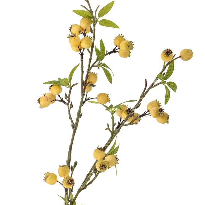 Hawthorn Branch, Yellow, Artificial Flowers