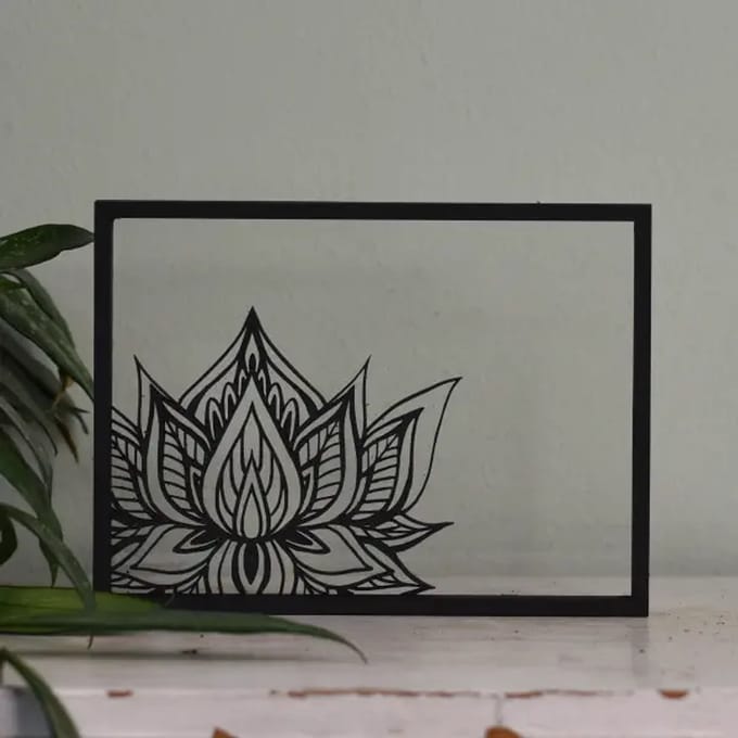 Houten Lijstje - Floating Frames - Sacred Bloom