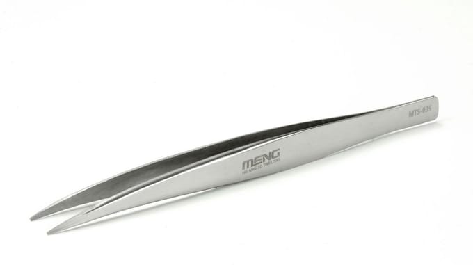 Meng Model Hobbypincet - MTS035 Precision Flat-Tip Tweezers Gereedschap