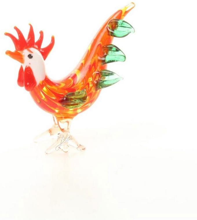 AL - Haan - Miniatuur Glas - 9.8 cm Hoogte