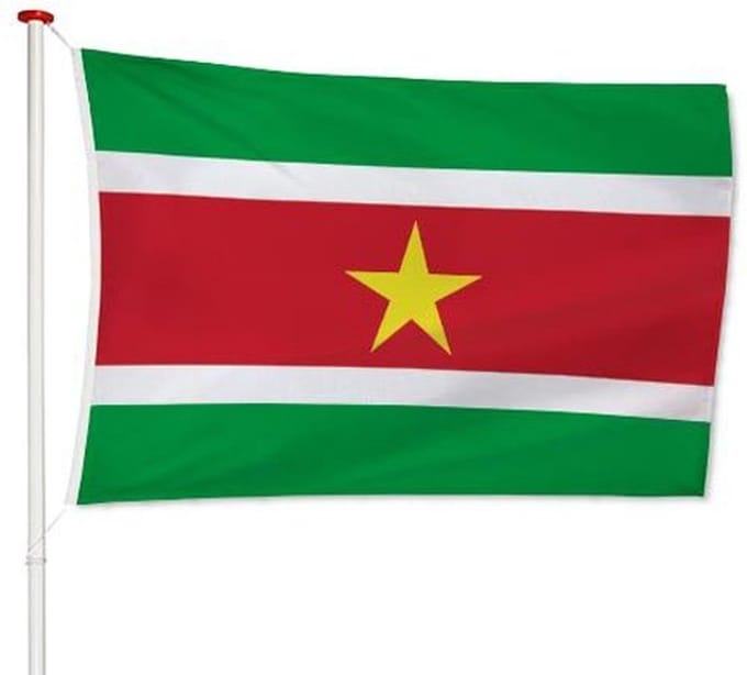Surinaamse Vlag - 150x90cm
