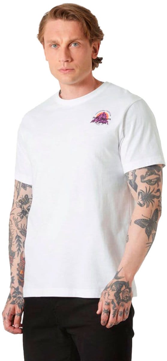 Helly Hansen Core Graphic T 2.0 T-shirt Met Korte Mouwen Wit S Man