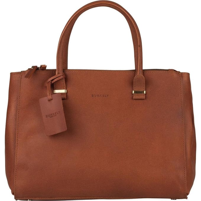 BURKELY Vintage Wieske Handtas - Cognac