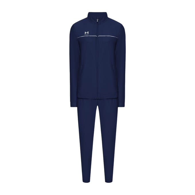Under Armour UA M Challenger Tracksuit-BLU Heren Trainingspak - Midnight Navy - Wit