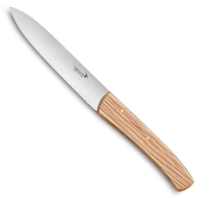 Déglon Taïga Steakmes 12 cm – Olijfhout Handvat en Glad Lemmet