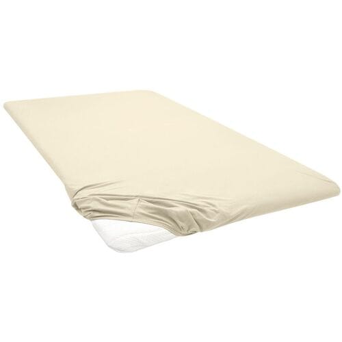 BIBERNA Jersey hoeslaken (Champagnekleurig, 90-100 x 200 cm)