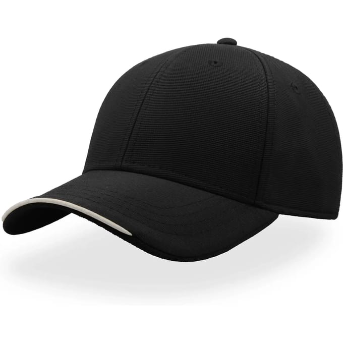 Atlantis Headwear Estoril Cap Recycled AT422 - Black - One size