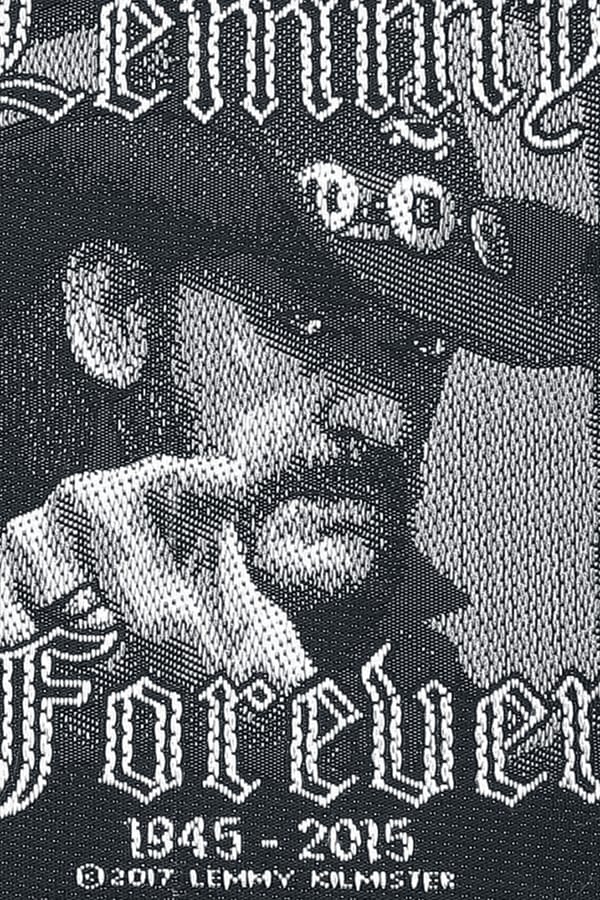 Motörhead Patch - Lemmy Kilmister - Forever - voor Geen - zwart-wit