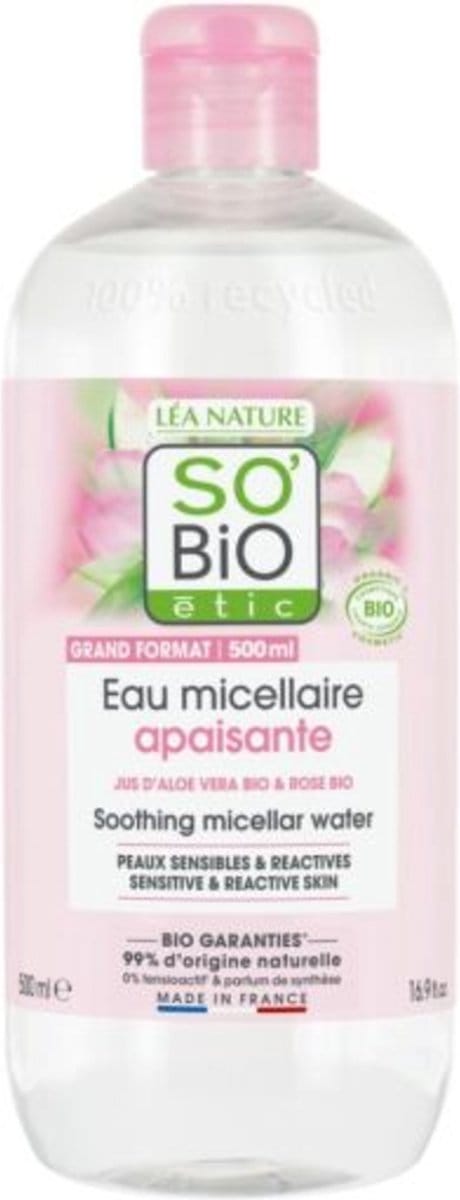 So Bio Etic Hydra aloe vera micellar water 500 Milliliter